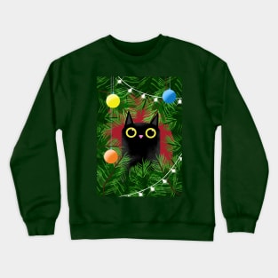 Christmas Cat Crewneck Sweatshirt